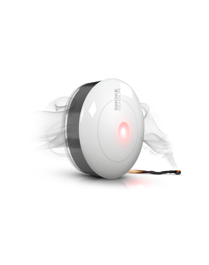 Czujnik dymu FIBARO Z-Wave FGSD-002 ZW5 (wewnętrzny; Z-Wave; kolor biały) (Smoke Sensor 2) główny