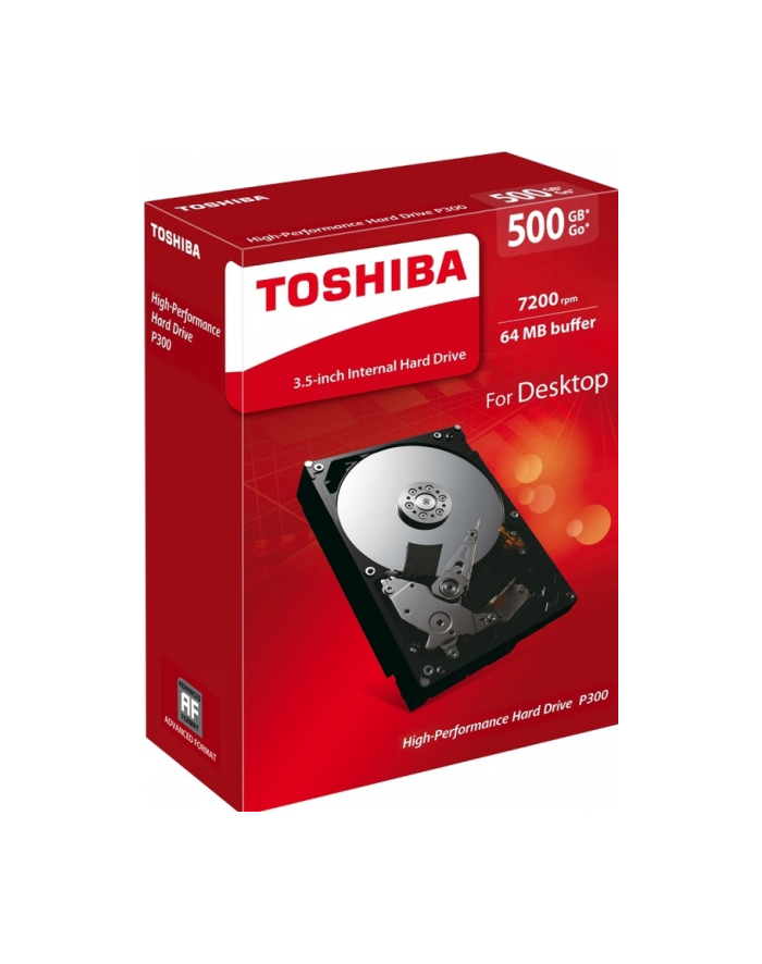 HDD TOSHIBA P300 500GB 3 5  HDWD105EZSTA SATA główny