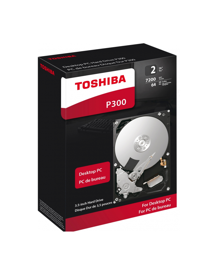 HDD TOSHIBA P300 2TB 3 5  HDWD120EZSTA SATA główny