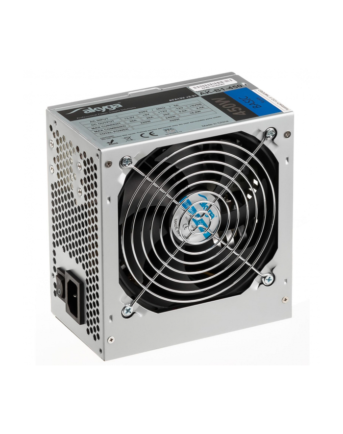 AKYGA ZASILACZ ATX 450W P4 FAN12CM 3XSATA SERIA BASIC AK-B1-450 główny