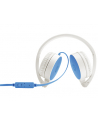 Słuchawki nauszne z mikrofonem HP HP H2800 (Biało-niebieskie) - nr 1