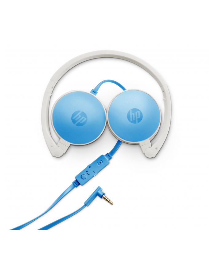 Słuchawki nauszne z mikrofonem HP HP H2800 (Biało-niebieskie) główny