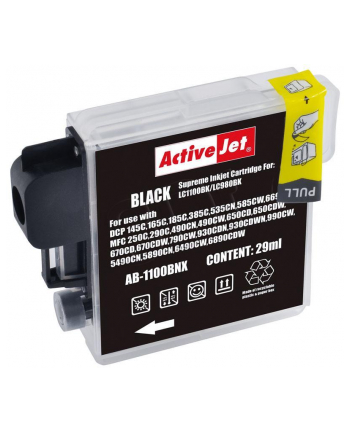 ActiveJet AB-1100Bk tusz Black do drukarki Brother (zamiennik LC1100Bk  LC980Bk)