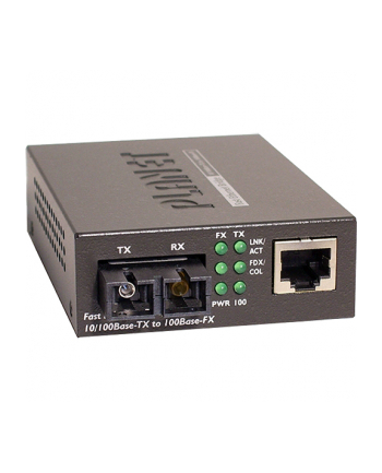 PLANET ( FT-802S15 ) Konwerter 10/100BaseT <=> 100BaseFX / SC / Single-Mode / Max. 15km /