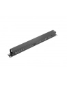 Power Walker Lanberg organizer kabli 1U z zaślepką do szaf 19'' czarny - nr 3