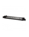 LOGILINK- 19 '' Półka, przedni wspornik, na śrubę mocującą d = 150 mm, czarna - nr 1