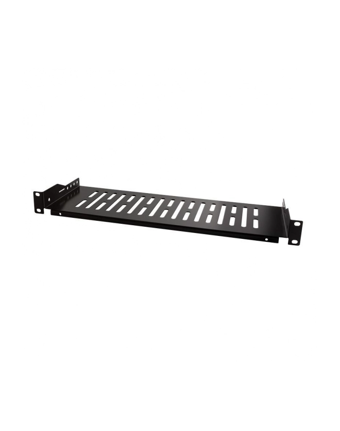 LOGILINK- 19 '' Półka, przedni wspornik, na śrubę mocującą d = 150 mm, czarna główny