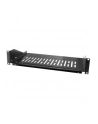 LOGILINK- 19 '' Półka, przedni wspornik, na śrubę mocującą d = 250 mm, czarna - nr 7