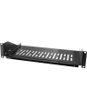 LOGILINK- 19 '' Półka, przedni wspornik, na śrubę mocującą d = 250 mm, czarna - nr 8