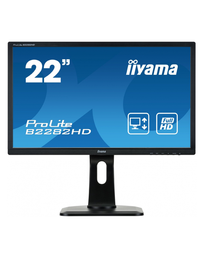 21,5 IIyama PL B2282HD-B1, 5ms,VGA,DVI,pivot,Height główny