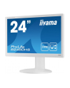Monitor IIyama 24'' PL B2480HS-W2, 2ms,VGA,DVI,HDMI,pivot, kolor biały. - nr 51
