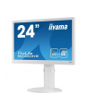 Monitor IIyama 24'' PL B2480HS-W2, 2ms,VGA,DVI,HDMI,pivot, kolor biały. - nr 57