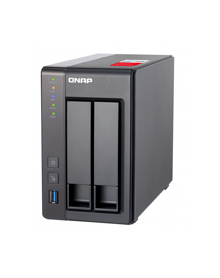 NAS Qnap TS-251+-2G 0/2HDD, Intel 4*2.0GHz, 2GB, 2bay główny