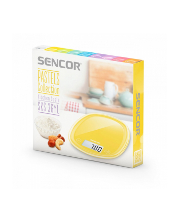Sencor Waga kuchenna SKS 36YL Pastelowa