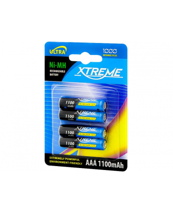 Prolech XTREME akumulatory 4xAAA/R3 1100mAh Ni-MH - blister