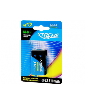 Prolech XTREME akumulator 9V 310mAh 6F22 - blister