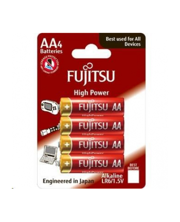 Fujitsu Alkaline High Power LR6/AA 4 Pcs Blister