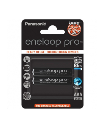Panasonic Eneloop Pro R03/AAA 930mAh, 2 Szt., Blister
