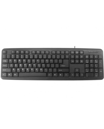 Gembird klawiatura standard USB, czarna, Cyrylica