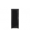 Lanberg szafa instalacyjna stojąca 19'' 32U/600x600mm czarna (drzwi szklane) - nr 22
