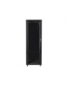 Lanberg szafa instalacyjna stojąca 19'' 37U/600x600mm czarna (drzwi szklane) - nr 4