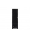 Lanberg szafa instalacyjna stojąca 19'' 42U/600x600mm czarna (drzwi szklane) - nr 20