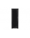 Lanberg szafa instalacyjna stojąca 19'' 37U/600x800mm czarna (drzwi szklane) - nr 10