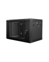 Lanberg szafa instalacyjna wisząca 19'' 6U 600x450mm czarna (drzwi szklane) - nr 47