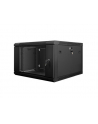 Lanberg szafa instalacyjna wisząca 19'' 6U 600x600mm czarna (drzwi szklane) - nr 47