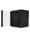 Lanberg szafa instalacyjna wisząca 19'' 15U 600x600mm czarna (drzwi szklane) - nr 32