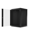 Lanberg szafa instalacyjna wisząca 19'' 18U 600x600mm czarna (drzwi szklane) - nr 34