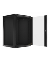 Lanberg szafa instalacyjna wisząca 19'' 18U 600x600mm czarna (drzwi szklane) - nr 36