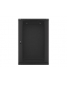 Lanberg szafa instalacyjna wisząca 19'' 18U 600x600mm czarna (drzwi szklane) - nr 60