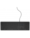 Keyboard : US-Euro (Qwerty) Dell KB216 Quietkey USB, black - nr 7