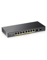 Zyxel GS1900-10HP 8-port GbE Smart Managed PoE Switch (8x Gig LAN, 2x SFP) - nr 18