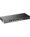 Zyxel GS1900-10HP 8-port GbE Smart Managed PoE Switch (8x Gig LAN, 2x SFP) - nr 25