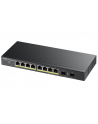 Zyxel GS1900-10HP 8-port GbE Smart Managed PoE Switch (8x Gig LAN, 2x SFP) - nr 52