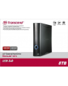 Transcend Dysk zewnętrzny 35T3 Turbo 8TB HDD 3.5'' USB 3.0 - nr 5