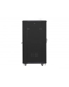 Lanberg szafa instalacyjna stojąca 19'' 27U/600x800mm czarna (drzwi szklane) - nr 25