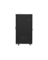 Lanberg szafa instalacyjna stojąca 19'' 27U/600x800mm czarna (drzwi szklane) - nr 32