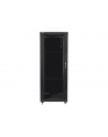 Lanberg szafa instalacyjna stojąca 19'' 32U/600x800mm czarna (drzwi szklane) - nr 18