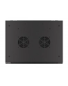 Lanberg szafa instalacyjna wisząca 19'' 6U 600x450mm czarna (drzwi szklane) - nr 46