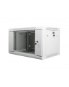 Lanberg szafa instalacyjna wisząca 19'' 6U 600x450mm szara (drzwi szklane) - nr 26
