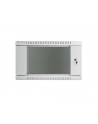 Lanberg szafa instalacyjna wisząca 19'' 6U 600x450mm szara (drzwi szklane) - nr 2
