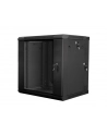 Lanberg szafa instalacyjna wisząca 19'' 9U 600x450mm czarna (drzwi szklane) - nr 23