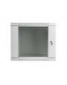 Lanberg szafa instalacyjna wisząca 19'' 9U 600x450mm szara (drzwi szklane) - nr 16