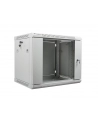 Lanberg szafa instalacyjna wisząca 19'' 9U 600x450mm szara (drzwi szklane) - nr 53