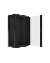 Lanberg szafa instalacyjna wisząca 19'' 22U 600x450mm czarna (drzwi szklane) - nr 18