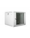 Lanberg szafa instalacyjna wisząca 19'' 9U 600x600mm szara (drzwi szklane) - nr 23