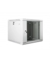 Lanberg szafa instalacyjna wisząca 19'' 9U 600x600mm szara (drzwi szklane) - nr 3